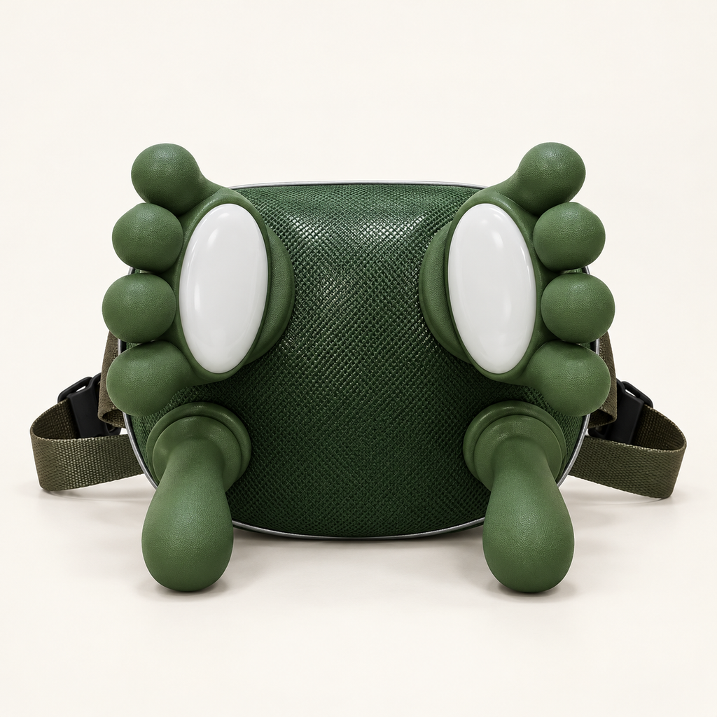 Edited illustrative view of the massager contact elements
